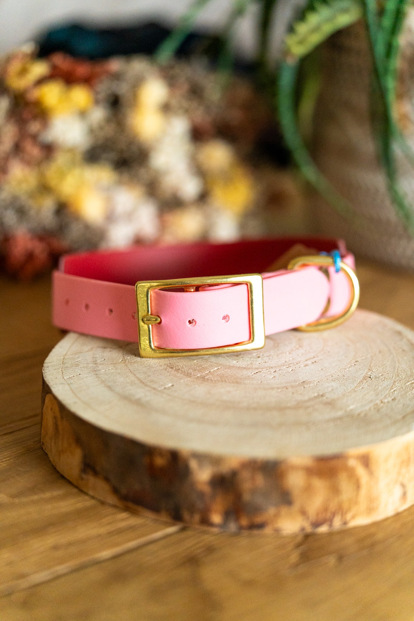 Indie : 40-50 cm Pastel rose / Crimson rouge