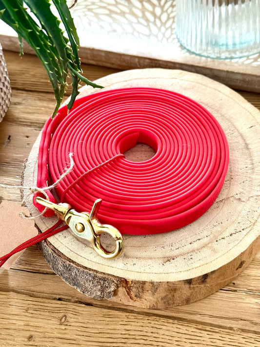 Longe en sangle Hexa 10m - Rouge
